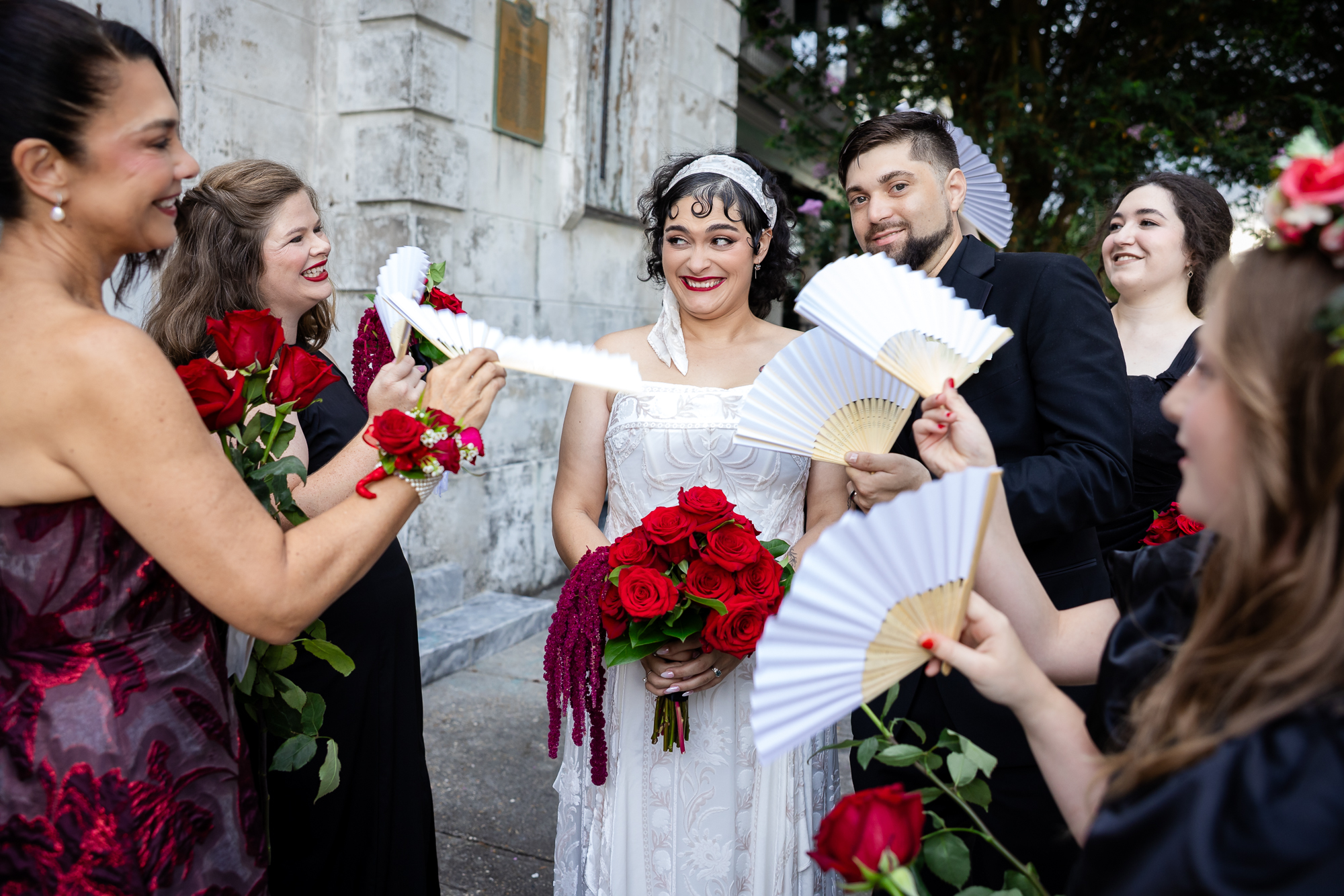 New Orleans Wedding at the Marigny Opera House Bride & Groom.